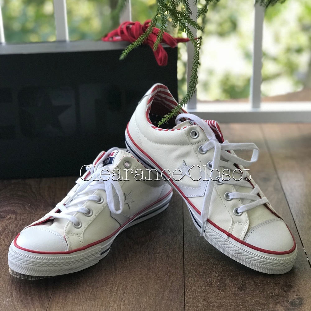 NWT CONVERSE STAR PLAYER White&SKATE M AUTHENTIC - Picture 3 of 7